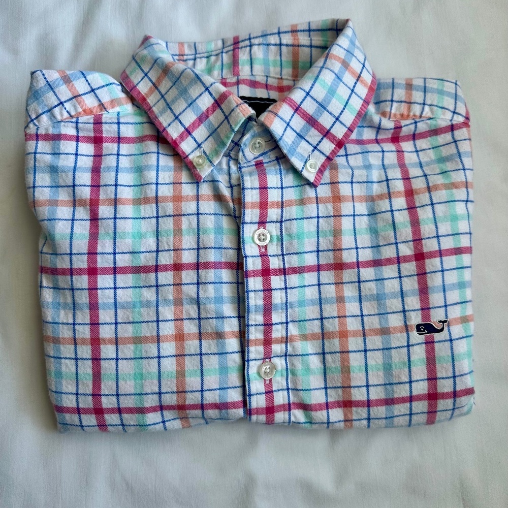 Vineyard Vines Plaid Button-Down Shirt | Preppy Flannel Cozy Elevated